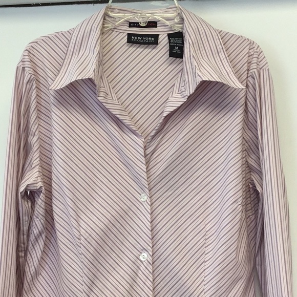 NEW NY Company Champagne Professional Button Up - S
